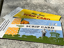 Scrip cards for Nugget and Food 4 Less