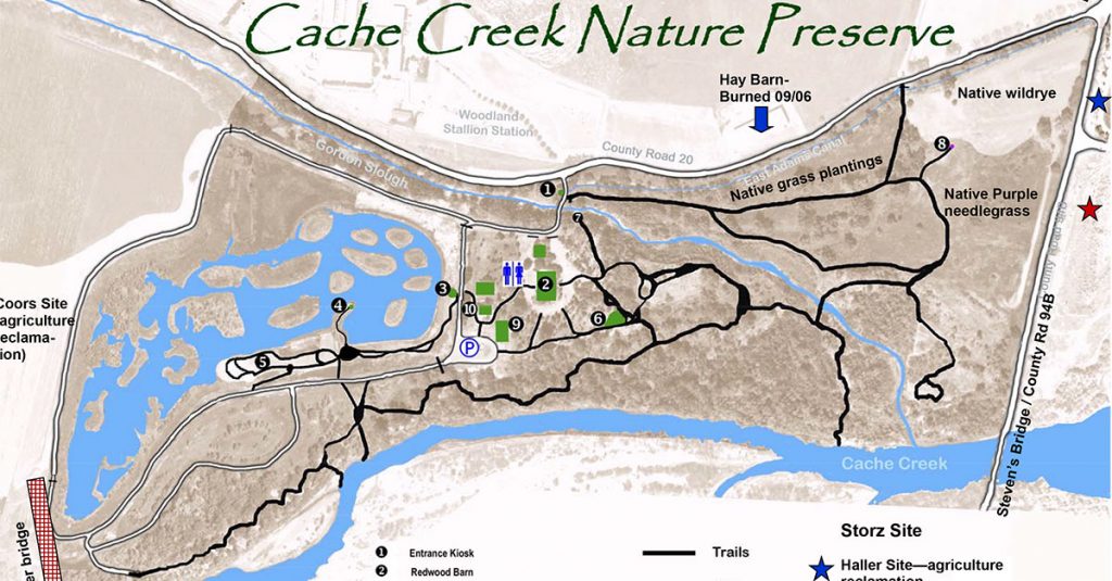 Cache Creek Nature Preserve Trail Map (jpg)