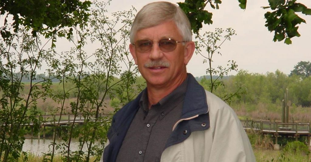 Jan T. Lowrey with Cache Creek wetlands boardwalk in background